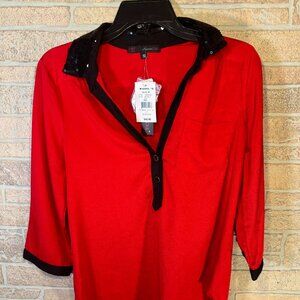 NWT HeartSoul From‎ Kohls Mid Sleeve Shirt Size Small